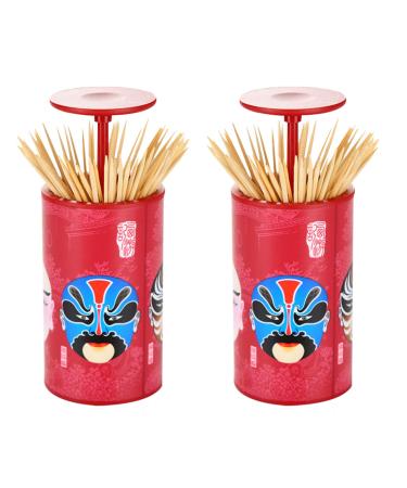 Luofeng toothpick holder toothstick racks with lids for creative desktop tooth forces for home restaurant hotel 7 styles style 3
