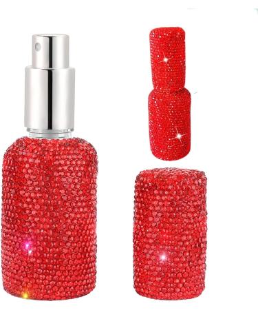TROONZ Rhinestone Perfume Travel Refillable Bottle | 30ml Portable Spray Atomizer Bottle | Travel Reusable Bottle Container Empty Perfume Spray Bottle For Travel - Buy Online on GoSupps.com