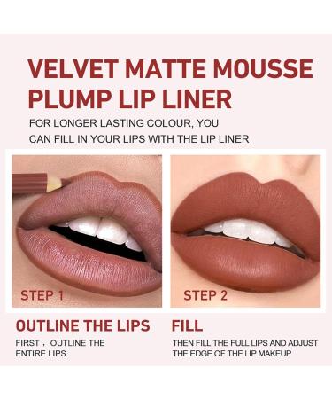  G n rique Lip Pencil Collection - 12 Long-Lasting Matte Colors Smudge-Proof Beauty | Long-Lasting Lip Liner Pencil For Women Girls Teens Wife Friends Family Sister Birthday Christmas Party - Buy Online on GoSupps.com