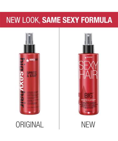 SexyHair Big Spritz & Stay 8.5 Oz Non-Aerosol Hairspray - Max Hold & Shine for Fast-Drying Styling on All Hair Types - Buy Online on GoSupps.com