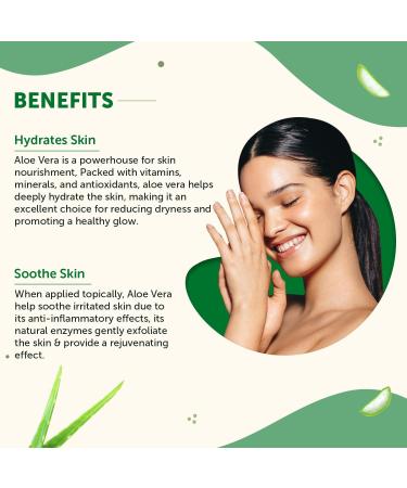 Aloe Vera Powder For Skin & Hair 100g | 100% Pure & Natural - Buy Online on GoSupps.com