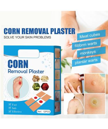 12Pcs Corn Removal Pads | Strong Adhesive Breathable Plaster for Feet | Toe Foot Cushions with Skin Repair | Portable Waterproof for Men and Women - Buy Online on GoSupps.com