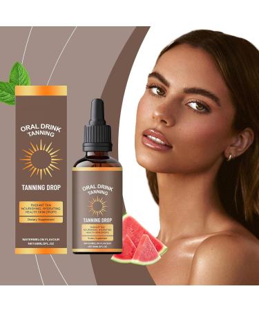  CGACCSD Sunless tanning drops drinkable sunless tanning drops 60 ml nourishing self-tanning tanning drops nourishing and moisturizing promoting a natural tan - Buy Online on GoSupps.com