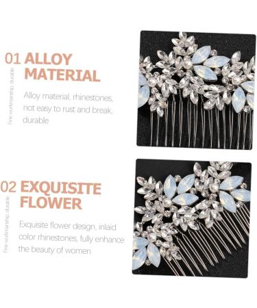 Beavorty comb Wedding Hair Accessories for Brides Bridal Hair Decor Bridal Headpieces for Wedding Bride Wedding Headdress Bride Headdress European and American decorate alloy - Buy Online on GoSupps.com