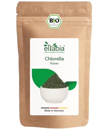 Organic Chlorella powder 1000g |Premium raw food quality |100% pure algae powder without additives |Cell wall broken vegan 1 kg (1 Pack) - Buy Online on GoSupps.com