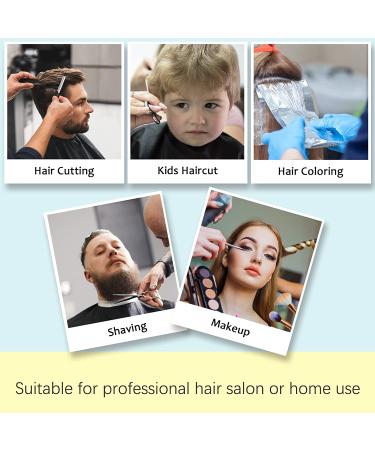 Iusmnur Professional Barber Cape - Adjustable Metal Clip, 55 x 63 inches, Purple - Buy Online on GoSupps.com