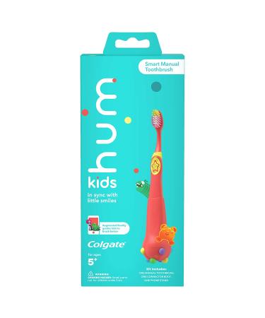 Colgate Hum Smart Manual Kids Toothbrush Set | Ages 5+ | Extra Soft | Coral | Gaming Experience for Fun Teeth Brushing - Buy Online on GoSupps.com