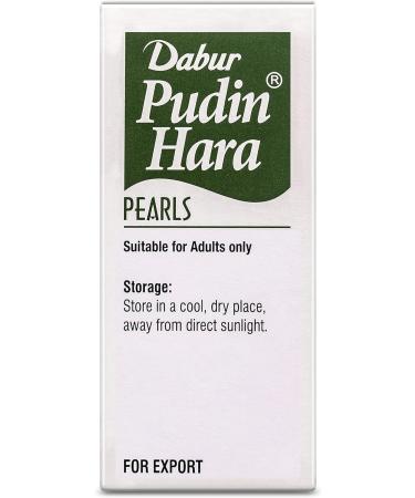 Dabur Pudin Hara Pearls - Daily Digestive Care Supplements for Men and Women | 10 Count Pack | Relieves Bloating, Acidity, Flatulence & Indigestion | Promotes Digestive & Gut Health - Buy Online on GoSupps.com