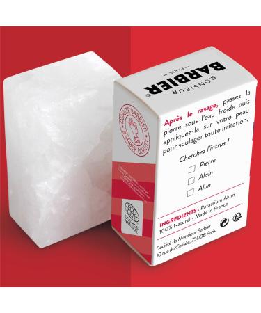 Shop Alaunstein by Mr. Barbie - 100% Natural French Monoblock for Shaving & Deodorizing | Soothing & Cleaning Solution - Buy Online on GoSupps.com