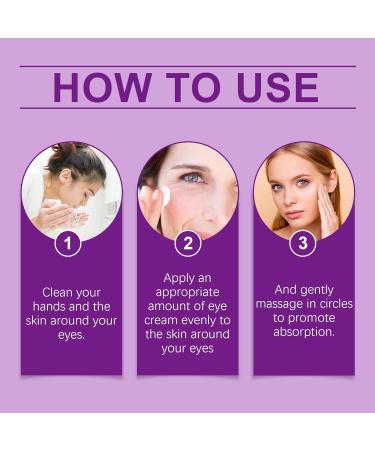 Collagen Eye Cream Moisturizer Anti-Aging Eye Repair Cream Instant Firming Eye Cream Anti-Puffiness Eye Cream For Dark Circles and Puffy Eyes - Buy Online on GoSupps.com