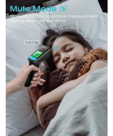 Danz Forehead Thermometer - Non-Contact Digital, 3-Color LCD Screen, Fast Reading, Fever Alarm - for Adults, Kids, Baby - 50 Memory Values - Buy Online on GoSupps.com