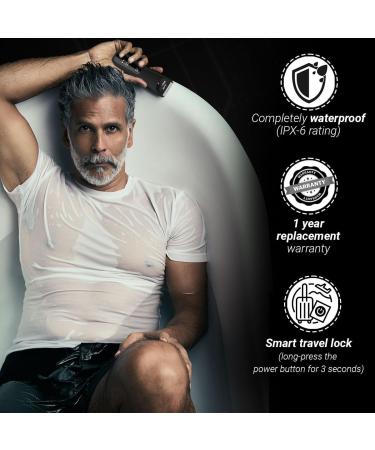 Buy ZLADE Ballistic Turbo 3.0 Full-Body Trimmer & Nose/Ear Hair Trimmer Combo | International Shipping Available - Buy Online on GoSupps.com