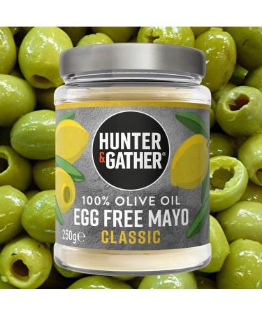 Hunter & Gather Classic Mayo 100% Olive Oil Egg Free 250g - Seed Oil Free Keto Friendly & Vegan - No Added Sugar Gluten Free & Soy Free - Buy Online on GoSupps.com