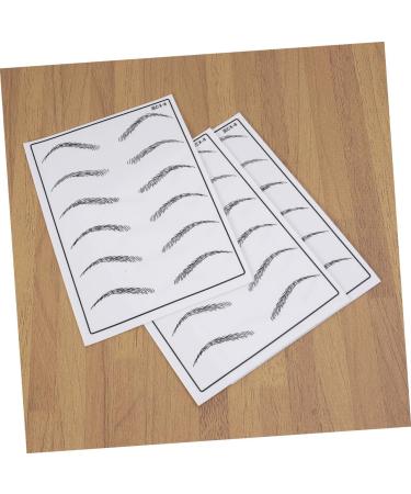 Healifty 2pcs Eyebrow Training Skin Eyebrow Practice Skin Practice Tools Eyebrows Eyebrow Trimming mediumx2pcs Whitex2pcs - Buy Online on GoSupps.com