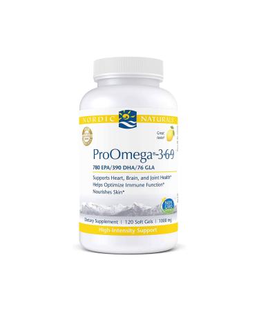 Nordic Naturals ProOmega - 3-6-9 Lemon  1000 mg 120 Soft Gels