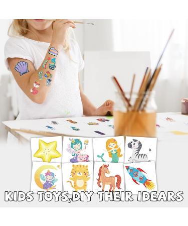 204 Sheets Glitter Tattoos for Kids - Individually Wrapped Temporary Stickers for Party Favors & Birthday Supplies - Sparkling Fake Tattoos for Girls & Boys - Buy Online on GoSupps.com