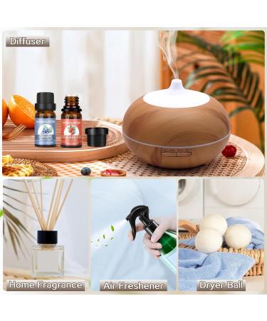 Fruit Essential Oil Set for Diffusers - Natural Fruity Fragrance Oils for Candle & Soap Making - 8 Pack (Grape Citrus & More) - Aromatherapy Oils for Home & Summer - Buy Online on GoSupps.com