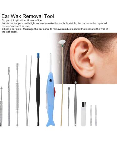 Eco-Friendly Ear Wax Spiral Ear Pick Spoon with Silicone Storage - For Men and Women - Buy Online on GoSupps.com