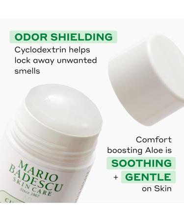 Mario Badescu Deodorant Infused with Skin-Loving Botanicals | Aluminum and Baking Soda-Free | Keeps Underarms Fresh All Day | For Daily Use | 2.4 FL. OZ Cucumber & Sweet Mint - Buy Online on GoSupps.com