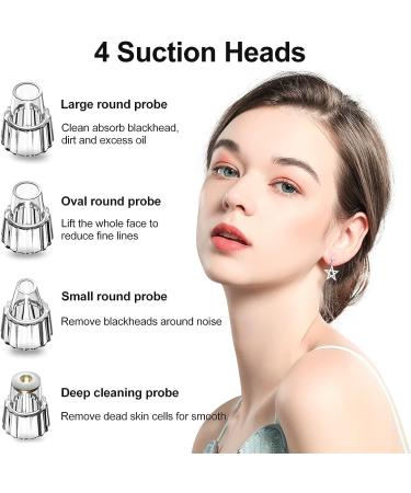 Blackhead Remover Vacuum with Ice & Heat Compress | Electric Acne Pore Vacuum | USB Rechargeable Kits for Men and Women - Buy Online on GoSupps.com