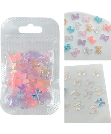 Simple Bowknot 3D Resin Ribbon Bows Manicures Accessories Supplies Resin Bows Decorations - Buy Online on GoSupps.com