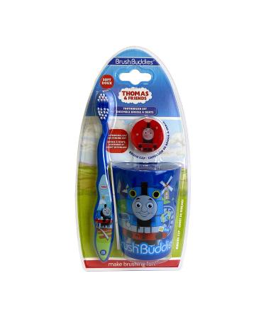 Thomas The Train Travel Kit with Thomas and Friends Toothbrush, Rinsing Cup, and Cap