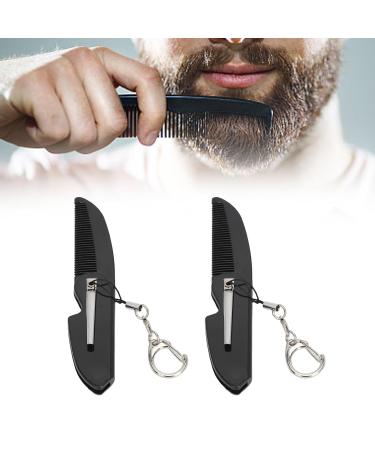 Shop Foldable Beard Combs & Mirror Set for Men | Antistatic Beard Care Brush - International Shipping Available - Buy Online on GoSupps.com