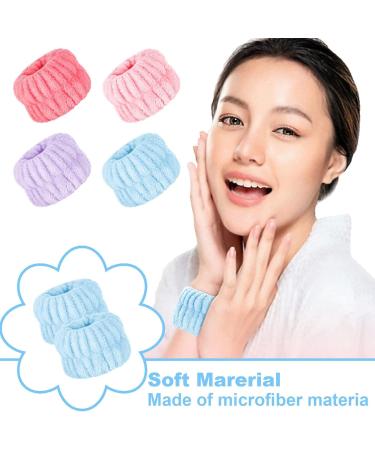 tacery Face Washing Wristband Absorbent Wristbands for Washing Face Microfiber Wrist Wash Band | Absorbent Wristbands for Women Girls Ladies Prevent Liquid from Spilling - Buy Online on GoSupps.com