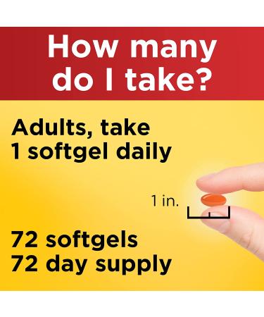 Nature Made CoQ10 100 mg - 72 Softgels for Heart Health & Energy Support - Buy Online on GoSupps.com