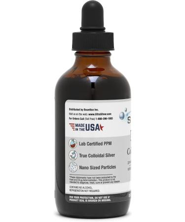 Buy Ultra Silver Colloidal Silver 5 000 PPM - 4 Oz Mineral Supplement | True Colloidal Silver with Dropper - International Shipping Available - Buy Online on GoSupps.com