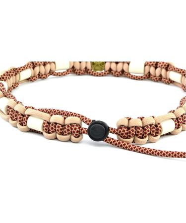 Custom EM Ceramic Collar for Dogs & Cats - Made from Original US Paracord (41-50 cm Bordeaux Red) - Buy Online on GoSupps.com