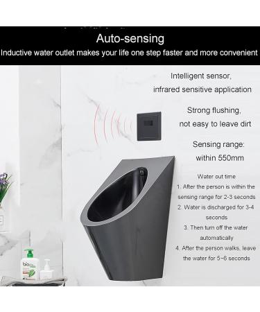 Inodoro moderno para ba o montado en la pared inodoro Vertical peque o con Sensor inteligente de Acero inoxidable para bares centros comerciales lugares pintorescos casas Club ba os p b - Buy Online on GoSupps.com