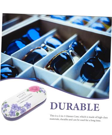 Buy Gatuida Double-Lodged Hard Shell Glasses Case & Contact Lens Kit for Kids - Travel Accessories in Violet Flocked Cloth | Durable & Stylish Protection Worldwide - Buy Online on GoSupps.com