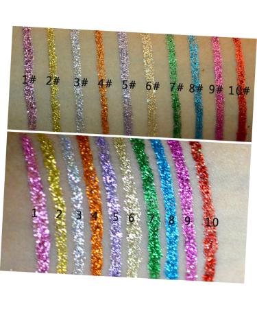 Angoily 30 Pcs Liquid Eyeliner Eyeshadow Eyeliner Pencil Shimmery Eyeliner Eye Shadow Set Flash 1 count (Pack of 1) Assorted Colorx3pcs - Buy Online on GoSupps.com