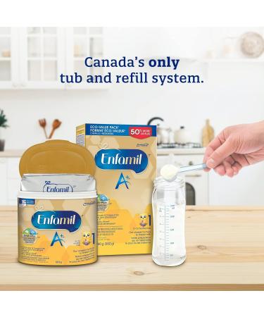 Enfamil A+ Baby Formula Ready to Feed Bottles DHA (a type of Omega-3 fat) to help support brain development Age 0-12 months 237ml x 6 count 1.42 l (Pack of 1) - Buy Online on GoSupps.com