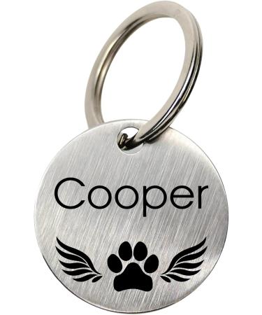 Dog Engraving Tags 23mm/30mm | Customizable Pet ID with Paw Heart Star & More | Perfect for Dogs Cats Puppies & Horses - Buy Online on GoSupps.com