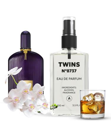 TWINS Impression of Velvet Orchid | Unisex Perfume for Women and Men Eau de Parfum | No.8737 | 3.4 Fl Oz / 100 ml Tom Ford Velvet Orchid Impression