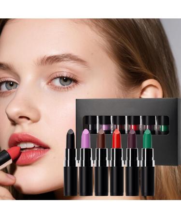 Jeu de Maquillage pour L vres - Kit de Gloss L vres Gothique Finition Mate pour Maquillage - Set De Rouge Longue Tenue Halloween Pour Voyage Carnaval Bal Masqu  - Buy Online on GoSupps.com