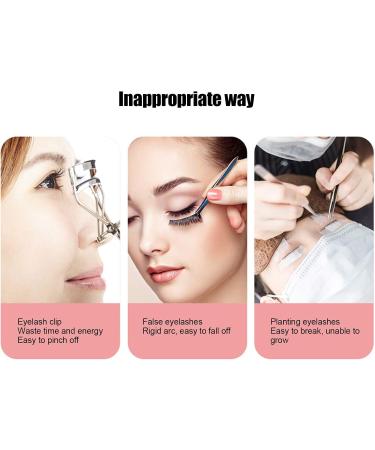 Eyelash Curler 5V 2W Eyelash Curler USB Charging 280mAh Portable Battery 3 Speeds for Beauty (BROLEOt8oxgvyk2c-12) - Buy Online on GoSupps.com