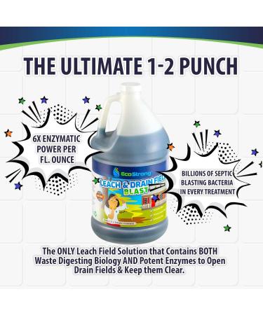 Septic Drain Treatment & Leach Field Cleaner | Bio-Enzyme Odor Remover & Clog Digester (64 OZ) - Buy Worldwide - Buy Online on GoSupps.com