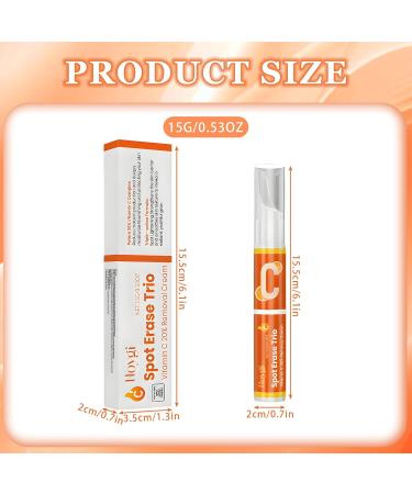 Dongcill SkinActive Glow Booster Vitamin C Cream antipigmentation spots face reduces dark circles crows feet and swelling 15 ml - Buy Online on GoSupps.com