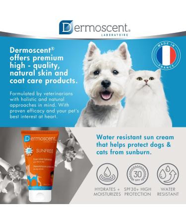 Sunfree | Mineral Sun Protection for Pets | Moisturizing UVA/UVB Protection for Dogs & Cats | Non-Fat Formula | Ideal for Sensitive Skin & Light Fur Colors - Buy Online on GoSupps.com