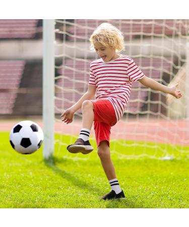 6 Pairs Children's Sports Socks - Multi-Colored Tennis Crew Socks for Girls (Ages 9-12) - Soft Cotton - Buy Online on GoSupps.com