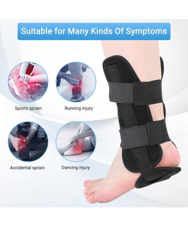 Aircast Ankle Orthosis - Left Rail & Right Support for Ligament Tear | Breathable Ankle Bandage & Protection - Buy Online on GoSupps.com
