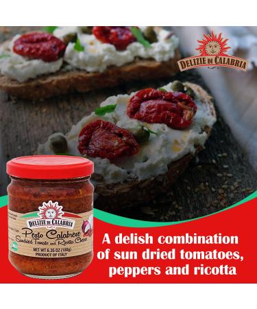 Delizie Di Calabria Pesto Calabrese 6.35 oz (180g) - Buy Online on GoSupps.com