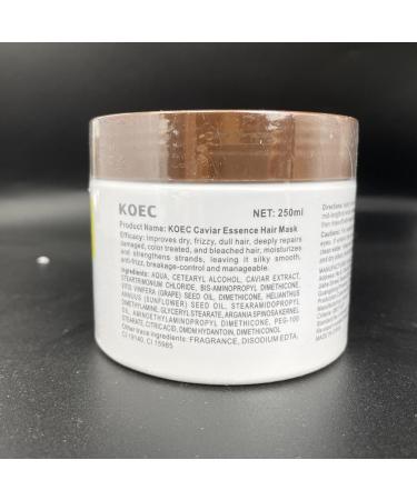 Collagen Hair Mask - Caviar Treatment for Damaged Hair | Deep Repair & Conditioning for All Hair Types - Buy Online on GoSupps.com