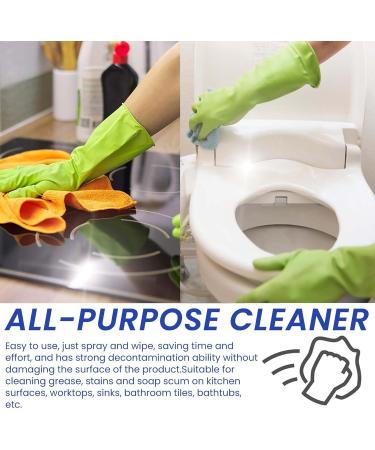 3Pcs Multipurpose Kitchen Cleaner Spray Rinse Free Rust Removal Decontamination Effective Degreaser Home Oil Dirt Cleaning Products - Buy Online on GoSupps.com