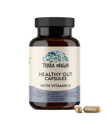 Terra Origin Healthy Gut Capsules with Vitamin D 60 Capsules