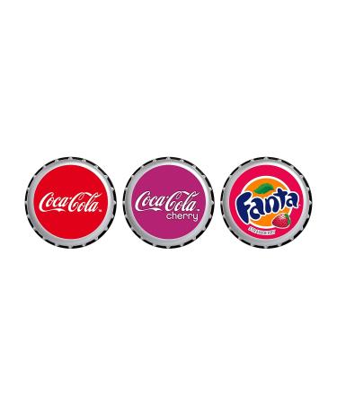 Lip Smacker Coca Cola Bottle Cap Trio Pack - 3 Flavored Lip Balms - Buy Online on GoSupps.com