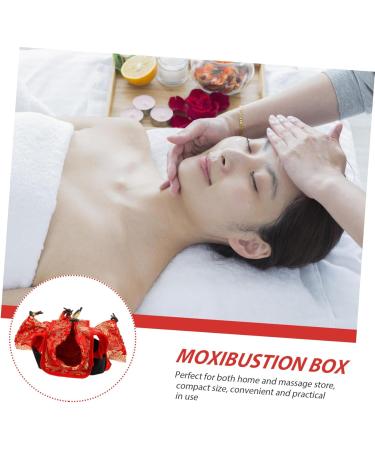 Ultechnovo Moxibustion Box Set | Smoke-Free Acupuncture & Moxa Box | Adjustable Cover & Scalding Protection for Massage Burners - Buy Online on GoSupps.com